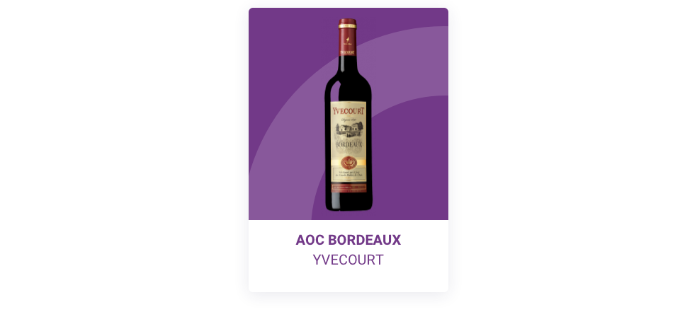 AOC (2) Bordeaux Yvecourt